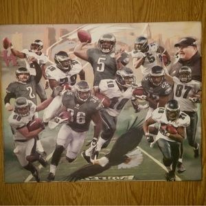 Philadelphia Eagles Vintage Canvas pic (Rare)